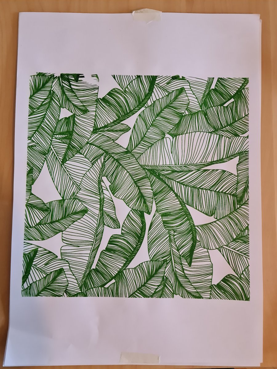 feuilles de forêt tropicales